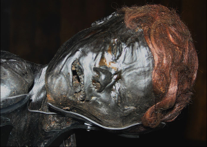 Grauballe Man - Found in Denmark and dated to 2300 years ago. Credit: Malene Thyssen